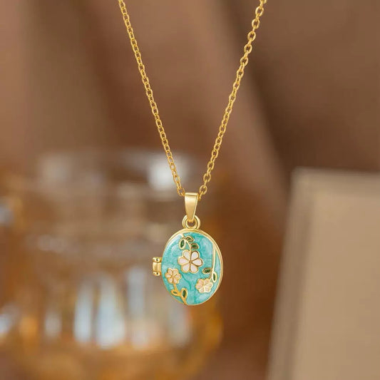 Daydream Floral Locket Necklace