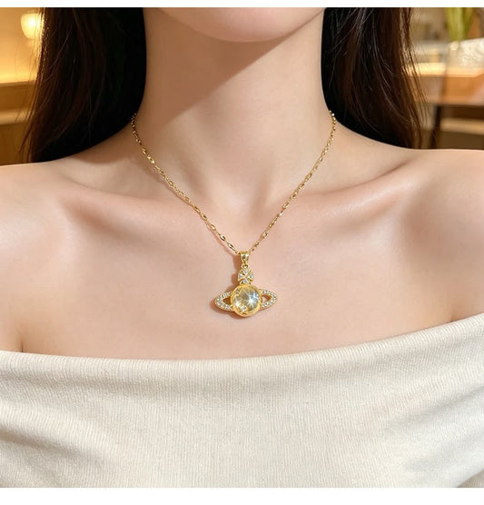 Stay with me! Saturn Necklace