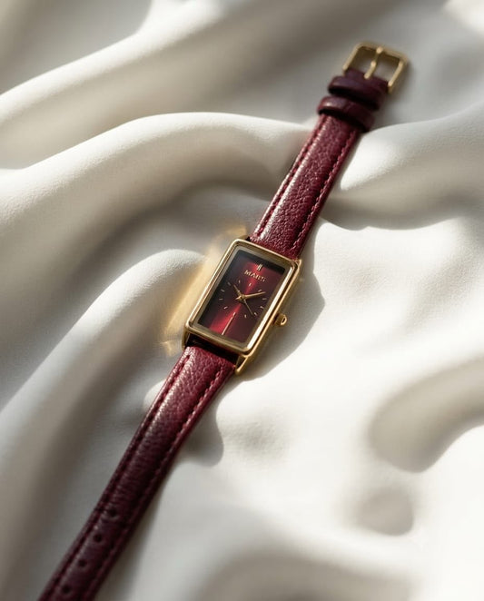 The Maroon Duchess Vintage Watch