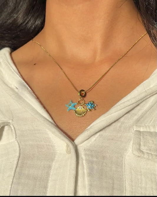 Barefoot in Bali! Tropical Necklace