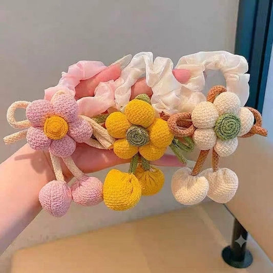 Meadow Muse Flower Scrunchies