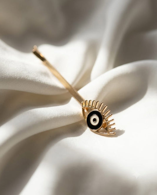 Good luck Babe! Evil Eye Hair Clip