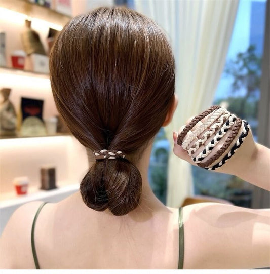 Coffee date! Braided Hair Ties (Pack of 5)