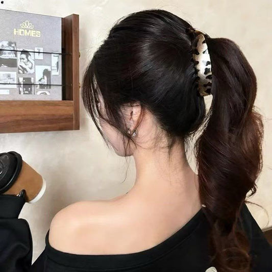 King Kylie Leopard Print Hair Clip
