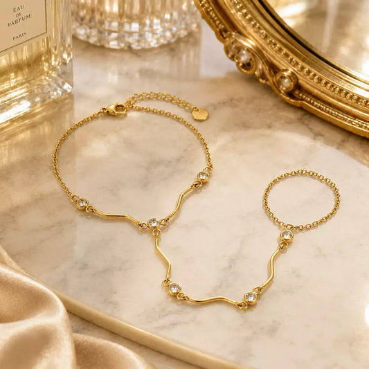 Your highness Gold Hand Jewellery