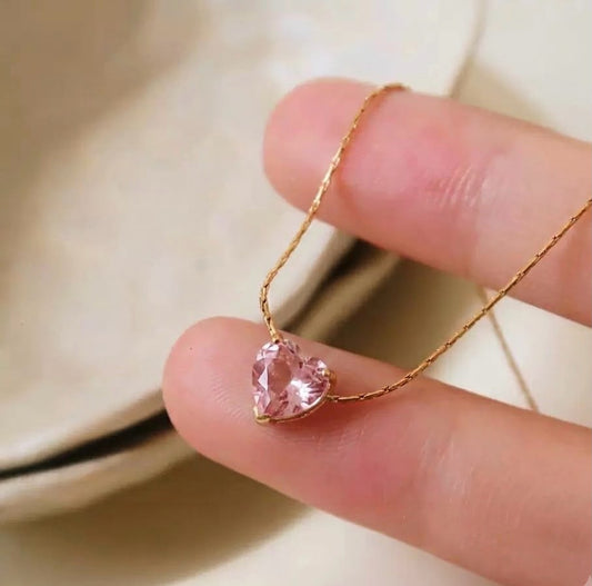 Love Token Dainty Heart Necklace