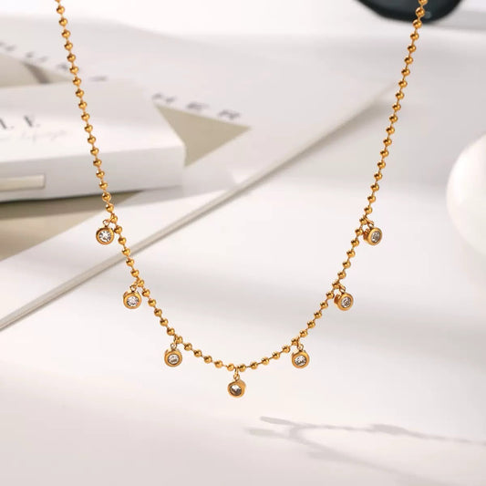 Embracing Rhinestones Necklace