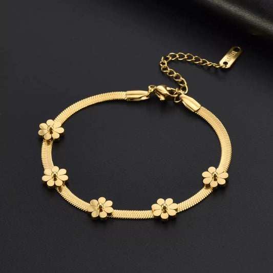 Floral Afterglow Chunky Bracelet