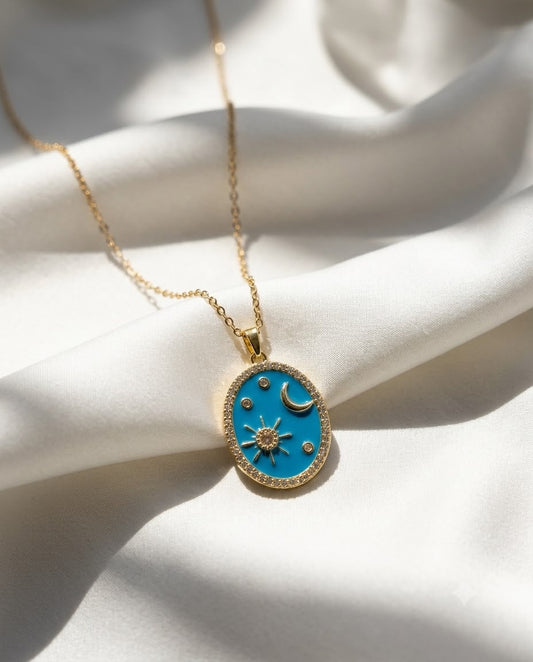 Blue Solstice Vintage Necklace