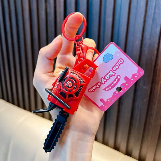 Red Chainsaw Bag charm/ Keychain