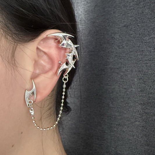 Edgy Cyberpunk Earcuff