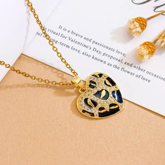 Eclipse Mosaic Heart Necklace