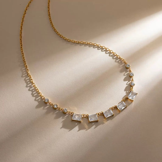 Rectangular Radiance Necklace