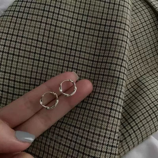 Simplicity Small Silver Hoop Earrings