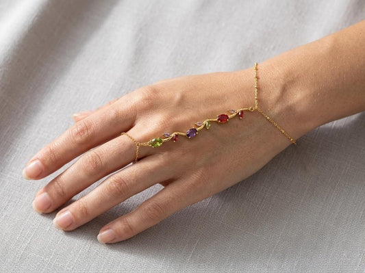 Enchanted Bliss Tulip Hand Jewellery