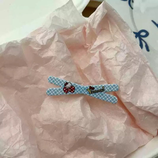 Candy-check Hello Kitty Hair Clip