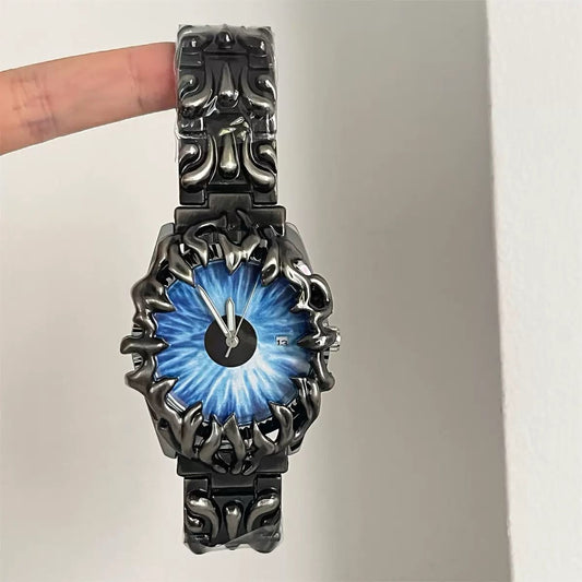 Liquid Gaze Metallic Eyeball Watch