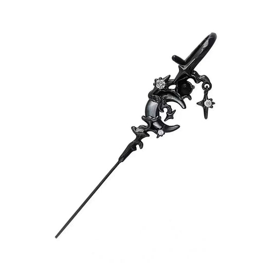 Midnight Myth Crescent Earcuff