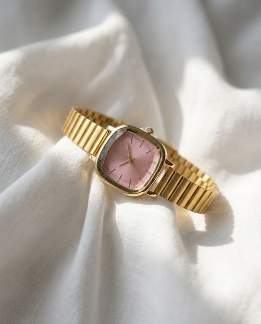 Blush Allure Square Watch