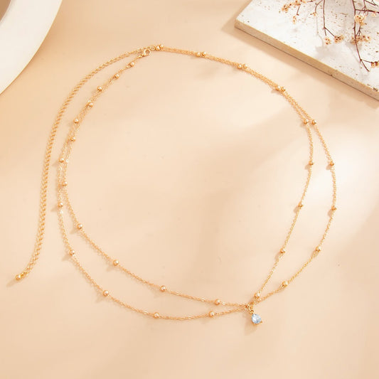 Hot girl Double Layered Waist Chain