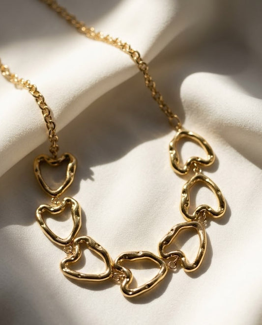 Molten-Love Link Necklace