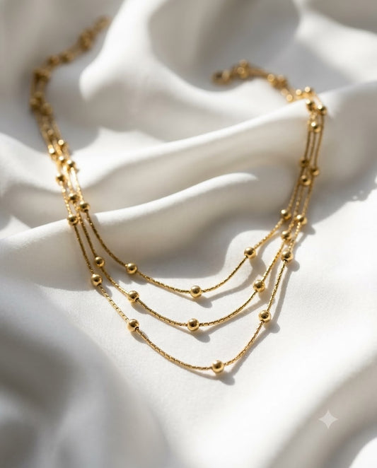 Drizzling Trio Necklace