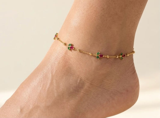 Dainty Story! Tulip Anklet