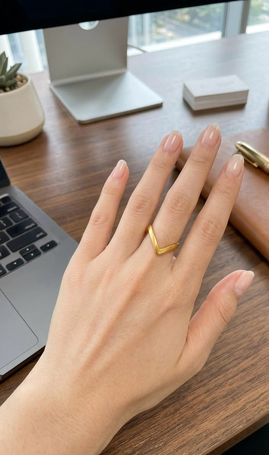 Corporate coded V-ring