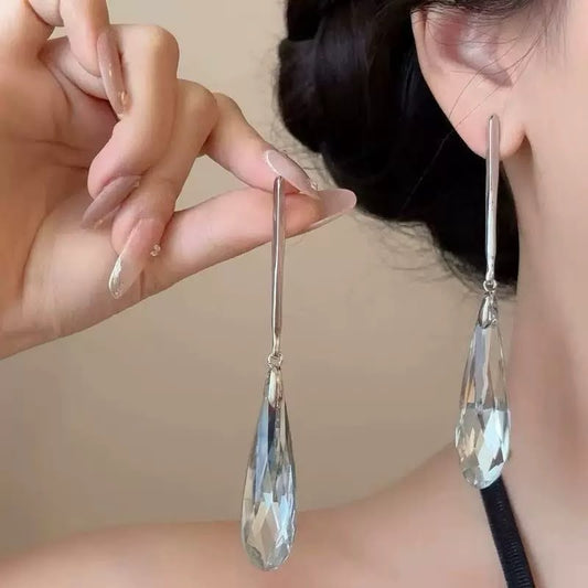 Crystal Raindrop Earrings