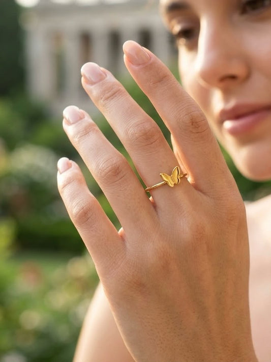 Papillon Gold Ring