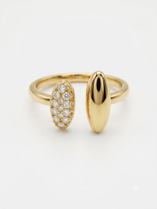 Elowen Studded Bypass Ring