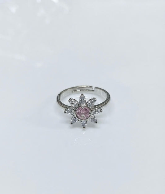 Pink-coded Petal Ring