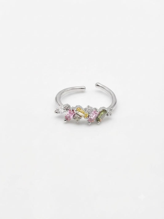 Dolled-up Silver Ring