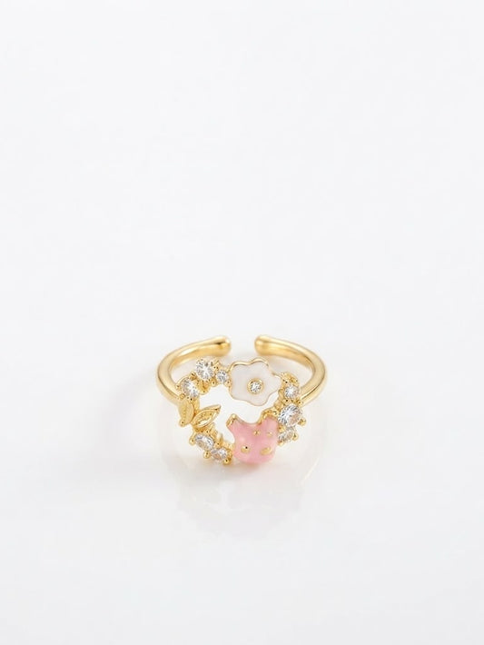 Whispering Enchant Blossom Ring
