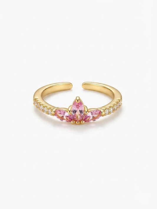 Crowned in Pink Ring