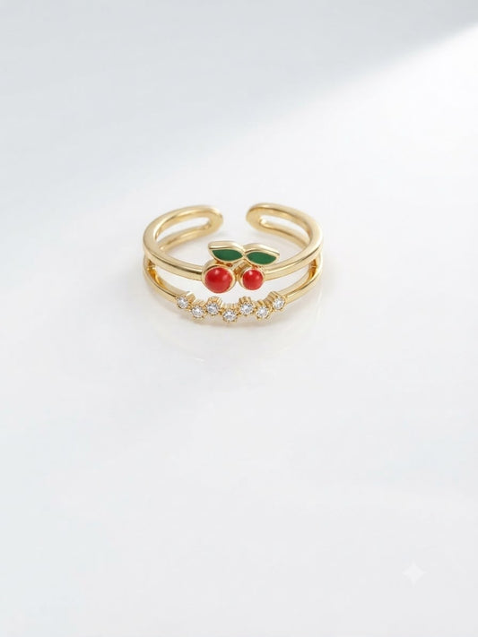 Cherry-wink Ring
