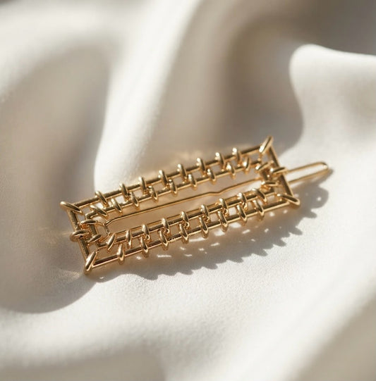 Wired Barrette Hair Clip