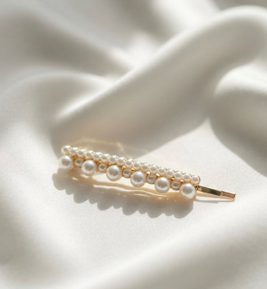 Pearl Cascade Hair Clip