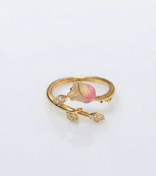 Twirly lil Tulip Ring