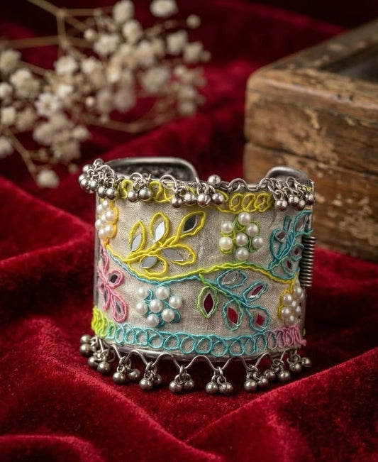 Boho Blooms Ghungroo Cuff
