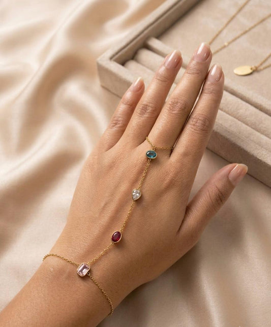 Celestial Prism Hand Chain