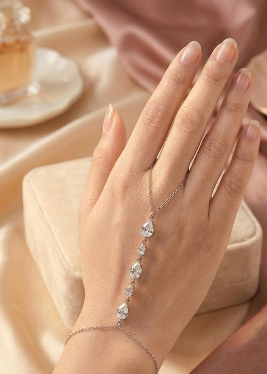 Celestial Teardrop Handchain