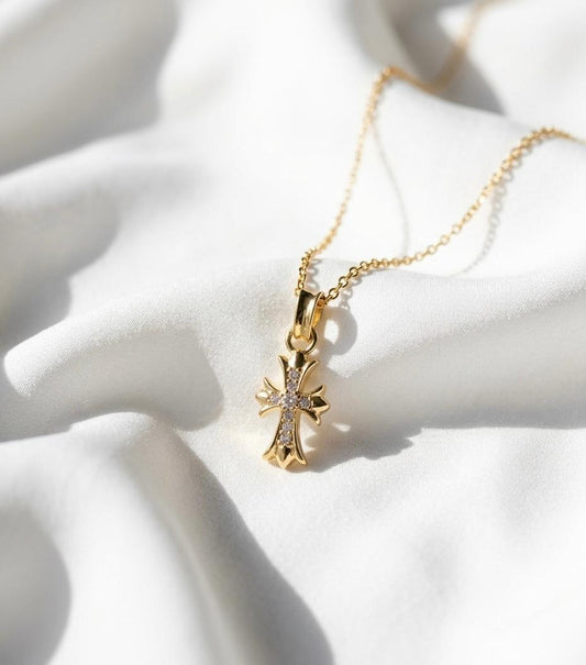 Celestial Cross Glow Necklace