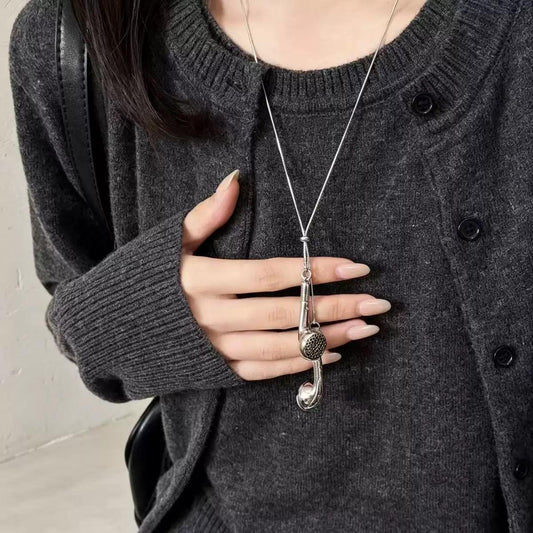 The Sonic Plug Lariat Necklace (earphones necklace)