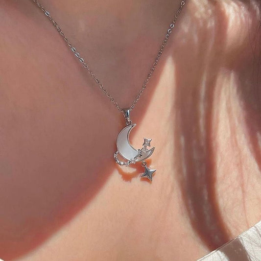 Wish Granted Moon Necklace