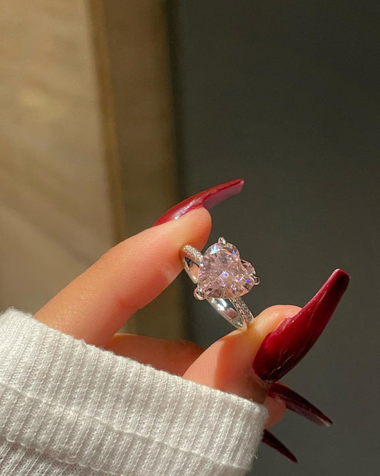 My Whole Heart Promise Ring- pink