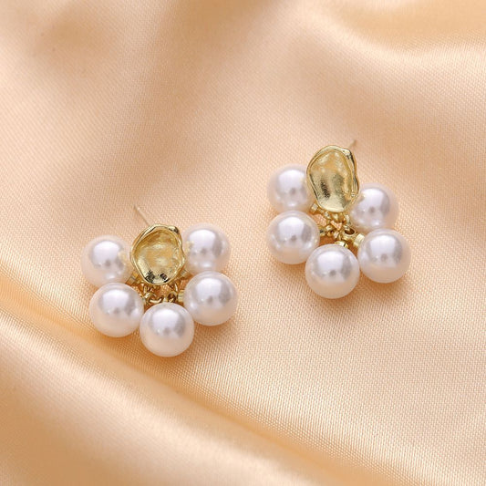 Statement Pearl Drop Earrings