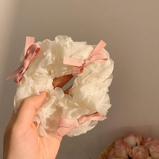 Feminine Hair Bow Scrunchies