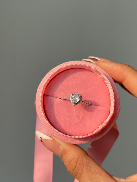 Promise Ring with Premium Ribbon Gift Box