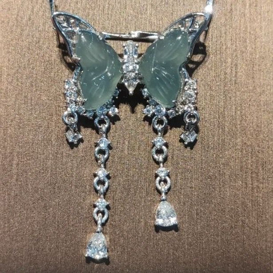 Big Flutter Butterfly Necklace